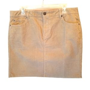 Eddie Bauer Corduroy Skirt